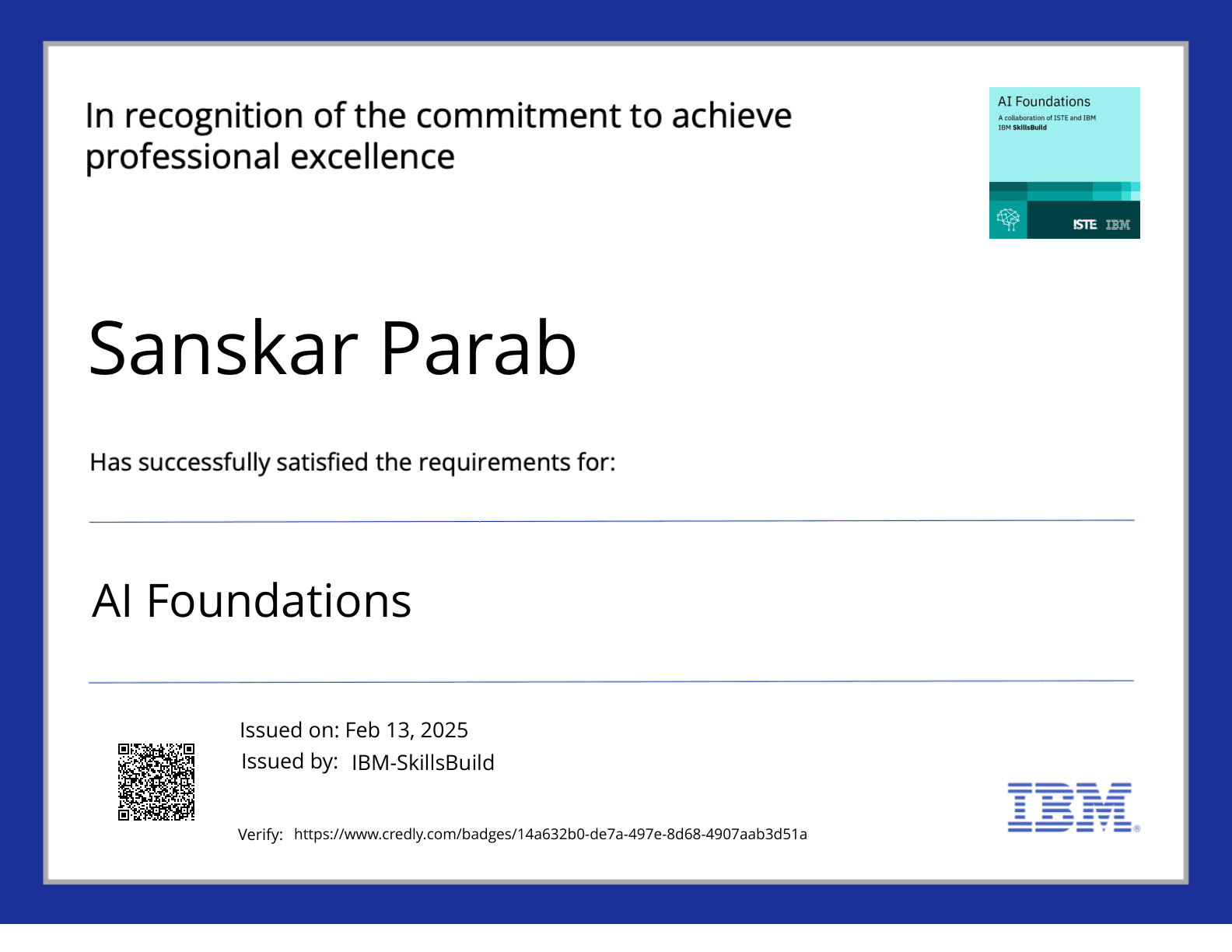 IBM AI Foundations
